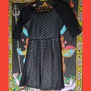 Little black lace dress